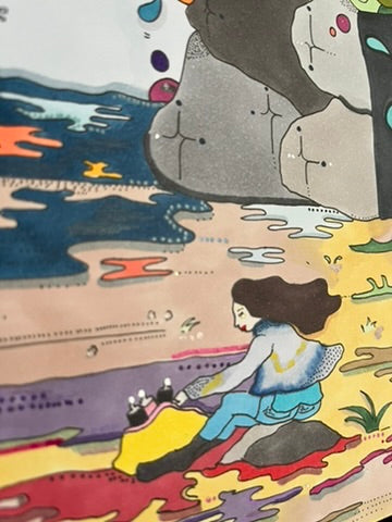 ✨ Souvenir d'une session Bretonne en bord de mer – Quand la mer se teinte de couleurs et de silence 🎨🌊