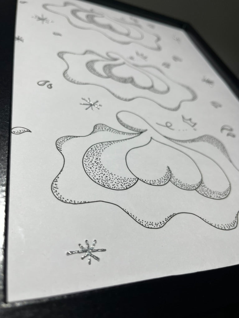 ✨ "Guirlande Céleste" – Quand le corps illumine la nuit ✨